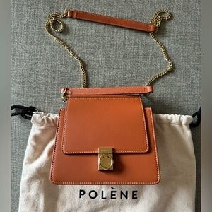Polene | Camel leather bag, purchased in Paris